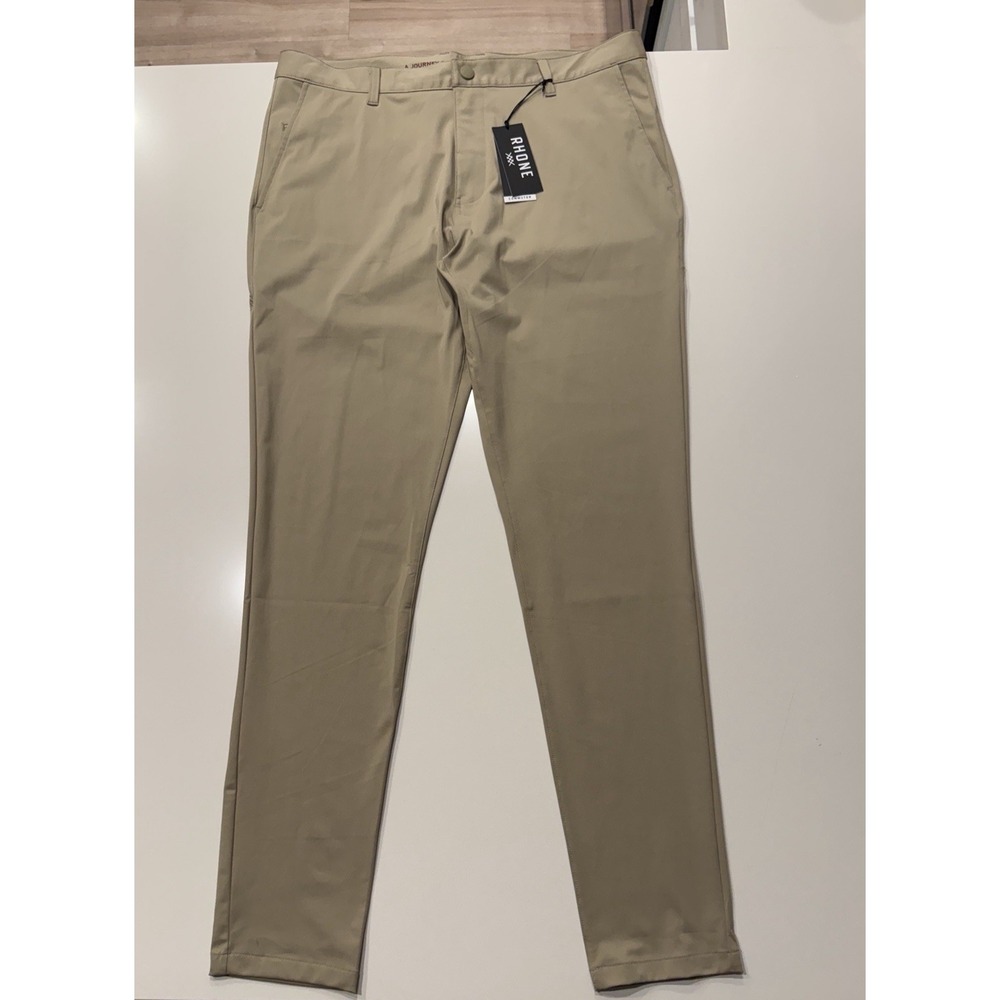 Rhone Commuter Pant Skinny Khaki 100541-212-36 Mens 36 NWT